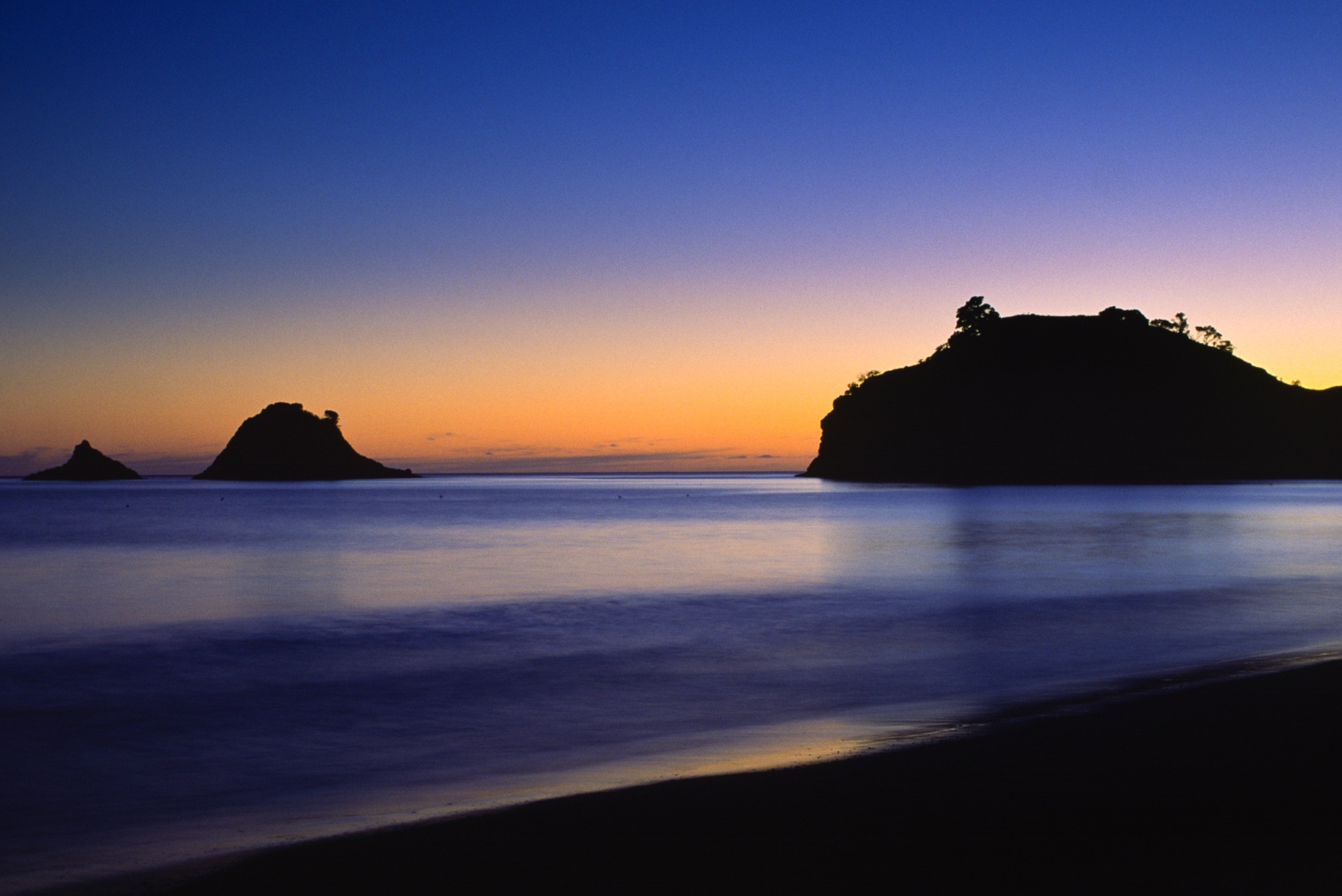 New Zealand, Coromandel, Hahei Beach.
