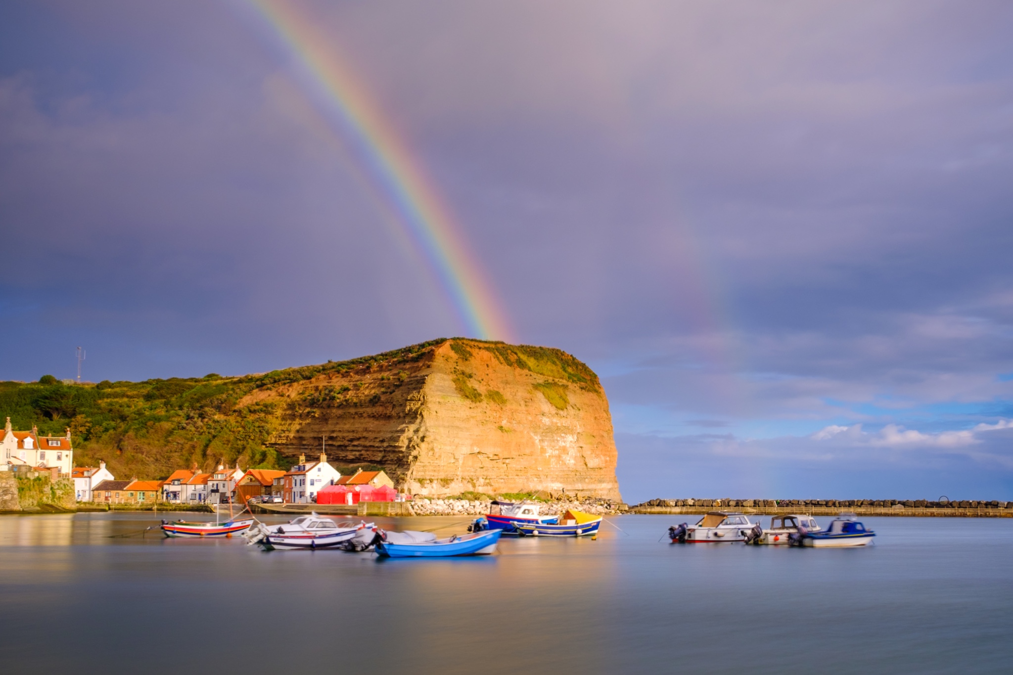 England, North Yorkshire, Staithes.